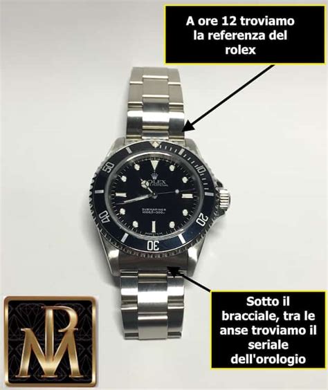 dove porta il seriale il rolex submarine|rolex submariner decoder.